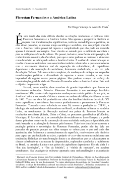 Florestan Fernandes e a Am&eacute;rica Latina