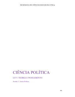 florestan fernandes e a ci&ecirc;ncia pol&iacute;tica no brasil