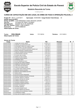Escola Superior de Polícia Civil do Estado do Paraná