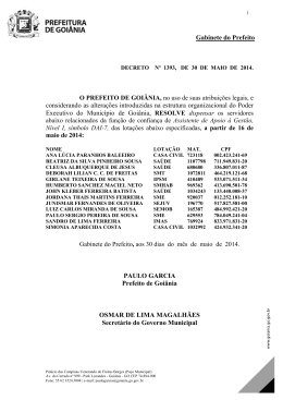 Decreto N. 1393 de 30/05/2014