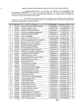 02/2014 - Ministério dos Transportes