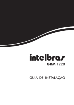 Guia de instalação - GKM 1220 - 268.75 KB