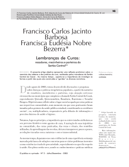 Francisco Carlos Jacinto Barbosa Francisca Eud&eacute;sia Nobre