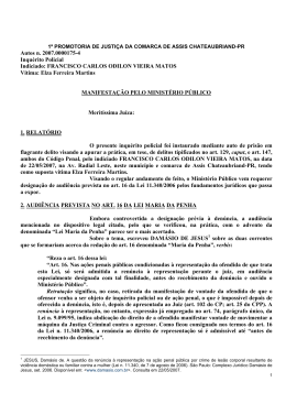 FRANCISCO CARLOS ODILON VIEIRA MATOS V&iacute;tima: Elza