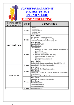 f _ cONTE&Uacute;DO DAS PROVAS &rsaquo; l 20 BIMESTRE-2012