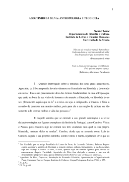 A Vis&auml; o Antropol&oacute; gica de A. da Silva