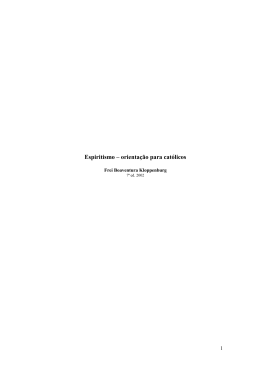 Espiritismo &ndash; orienta&ccedil;&atilde;o para cat&oacute;licos