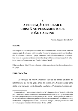 8 a educa&ccedil;&atilde;o secular e crist&atilde; no pensamento de jo&atilde;o