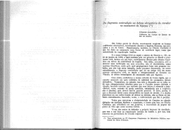 Da Flagrante Contradi&ccedil;&atilde;o na Defesa Obrigat&oacute;ria