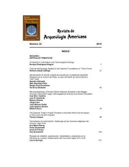 Nota Editorial y Resúmenes - Instituto Panamericano de Geografía e