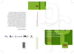 En busca de las condiciones juveniles latinoamericanas