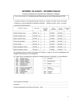 informes finales - Universidad Nacional de Misiones