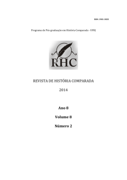 REVISTA DE HISTÓRIA COMPARADA 2014 Ano 8
