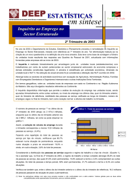 2.&ordm; Trimestre de 2003