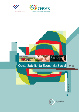 Conta Satélite da Economia Social 2010