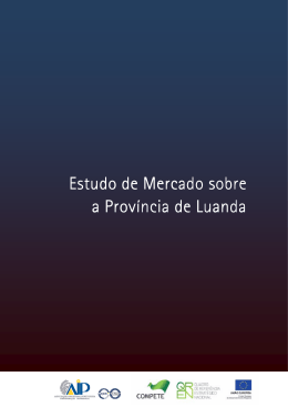 Estudo de Mercado sobre de Mercado sobre a Prov&iacute;ncia a