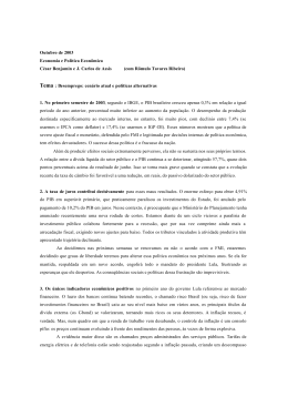 Desemprego: cen&aacute;rio atual e pol&iacute;ticas alternativas