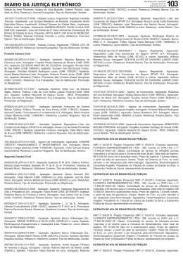 103 di&aacute;rio da justi&ccedil;a eletr&ocirc;nico - Tribunal de Justi&ccedil;a do Estado do Acre