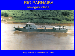 Rio Parna&iacute;ba - Navegabilidade