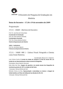 Programa&ccedil;&atilde;o II ENPEH