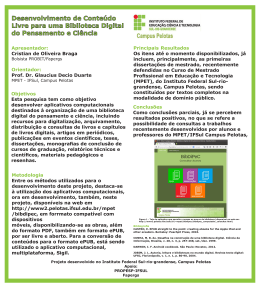 p&ocirc;ster - Instituto Federal Sul-rio