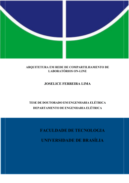 joselice ferreira lima - Reposit&oacute;rio Institucional da UnB