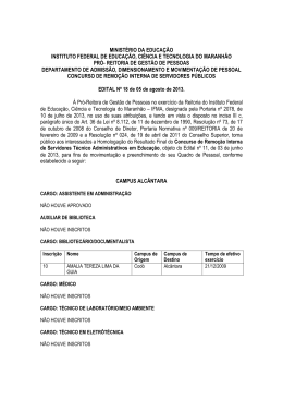 3. Edital n&ordm; 18, de 05.08.2013