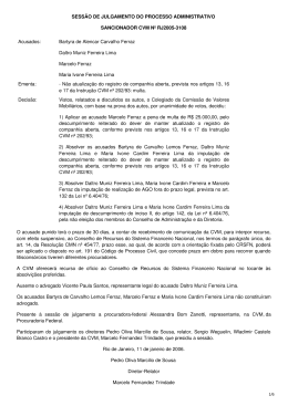 Processo Sancionador RJ2005/3108