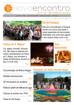 Junho/Julho de 2009 - Jornal Novo Encontro