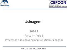 Slide Aula 6 - Engenharia Mec&acirc;nica/UFRJ