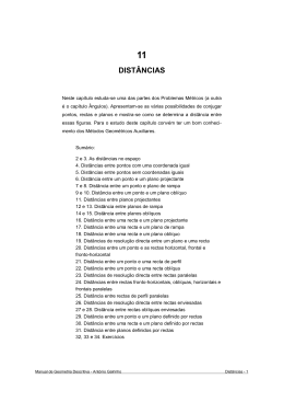 11. Dist&acirc;ncias - Ant&oacute;nio Galrinho
