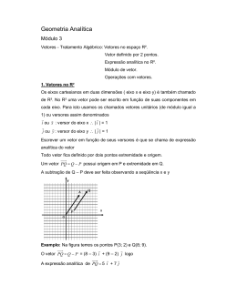 Geometria Anal&iacute;tica