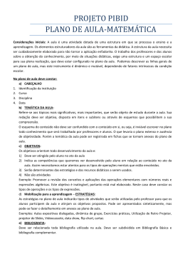 PLANOS DE AULAS