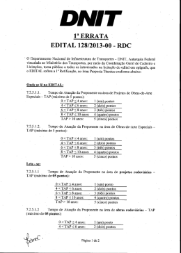 1&ordm; Errata RDC 128/13-00