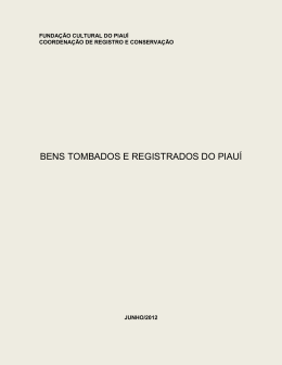 FUNDA&Ccedil;&Atilde;O CULTURAL DO PIAU&Iacute; - Fundac