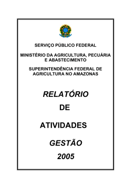 sfa-am - Minist&eacute;rio da Agricultura
