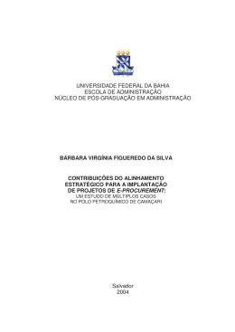 estudos de caso - RI UFBA - Universidade Federal da Bahia