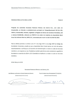 SOCIEDADE FRANCISCO MANUEL Dos SANTOS a.v.