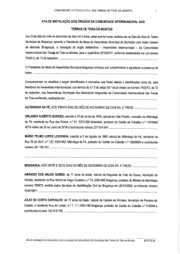 ver/descarregar - CIM-TTM - Comunidade Intermunicipal das Terras