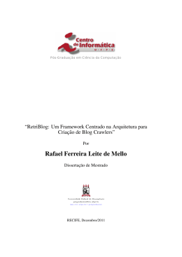 Rafael Ferreira Leite de Mello - Universidade Federal de Pernambuco