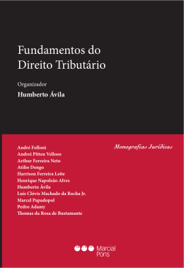 Fundamentos do Direito Tribut&aacute;rio