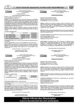 137 - Diário Oficial dos Municípios