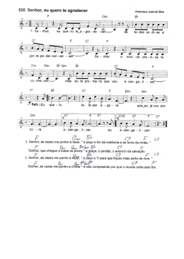 _ Senhor, eu quero te agradecer Francisco Jos&eacute; da sirva