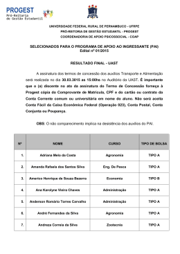 Unidade Acad&ecirc;mica de Serra Talhada