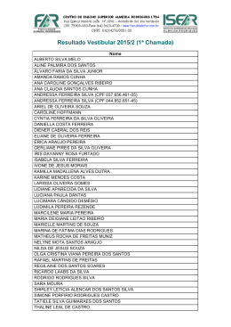 Resultado Vestibular 2015/2 (1&ordf; Chamada)