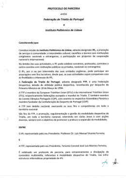 PROTOCOLO DE PARCERIA entre