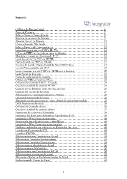 Manual Usuário Integrator