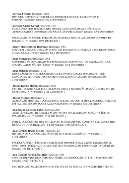 Adriane Ferreira [Inscri&ccedil;&atilde;o: 206] HIV-AIDS: ASPECTOS