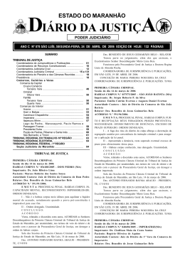 diário da justiça - Portal do Poder Judiciário do Estado do Maranhão