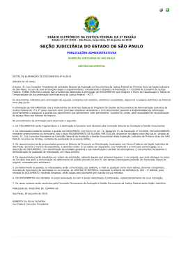 EDITAL n&ordm; 006 - DISPONIBILIZADO EM 29/06/2010